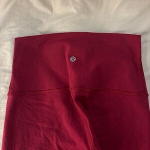 lululemon athletica Red Leggings